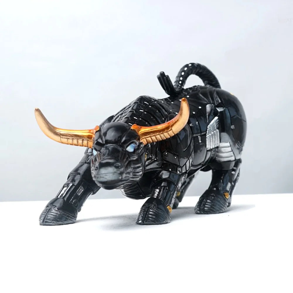 Mechanical Wall Street Bull Sculpture