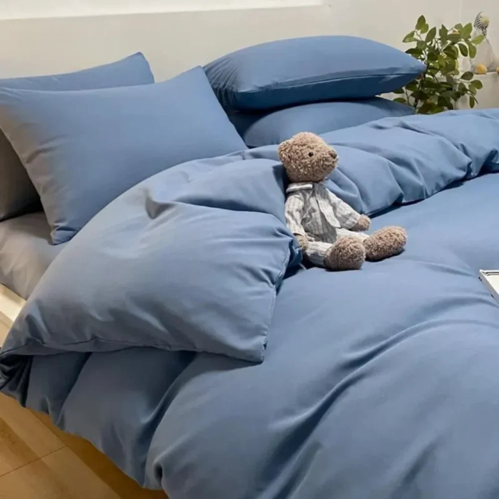 Pure Cotton Bedding Set – 4 Pieces