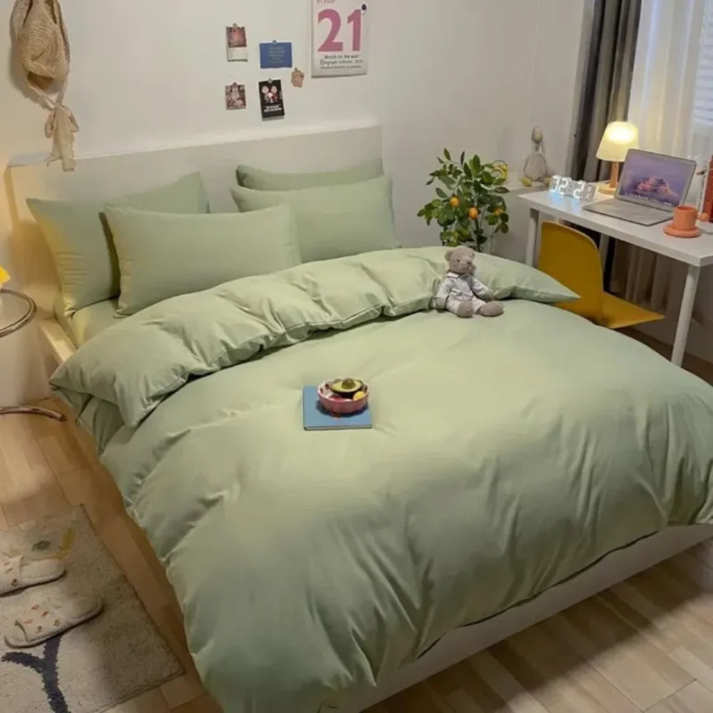Pure Cotton Bedding Set – 4 Pieces