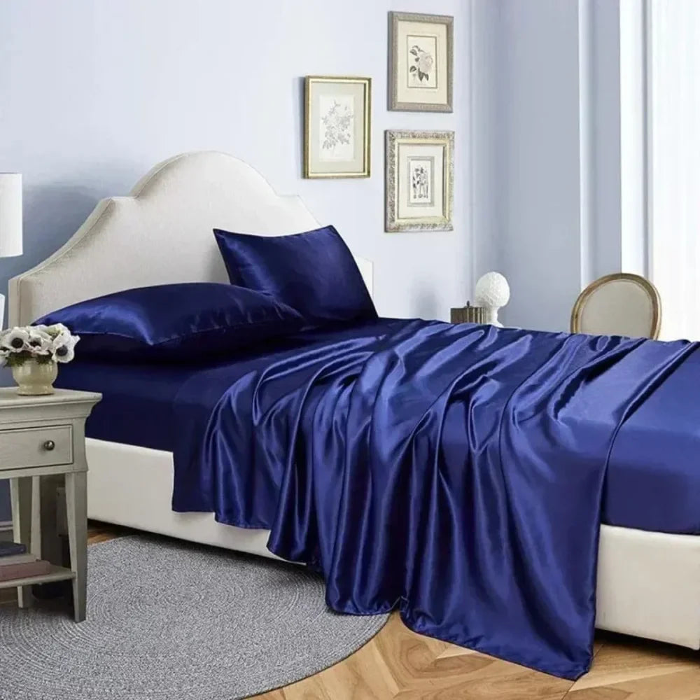 Nivia Silk Bedding Set – 4 Pieces