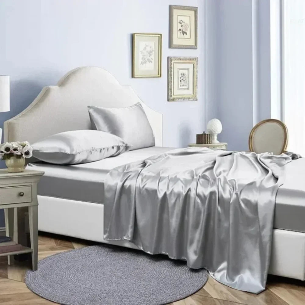 Nivia Silk Bedding Set – 4 Pieces