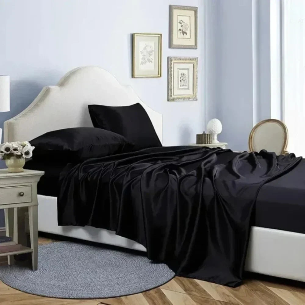 Nivia Silk Bedding Set – 4 Pieces