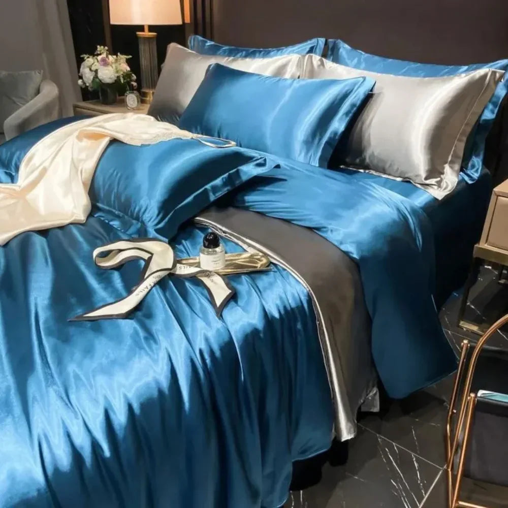 Paris Silk Bedding Set – 4 Pieces