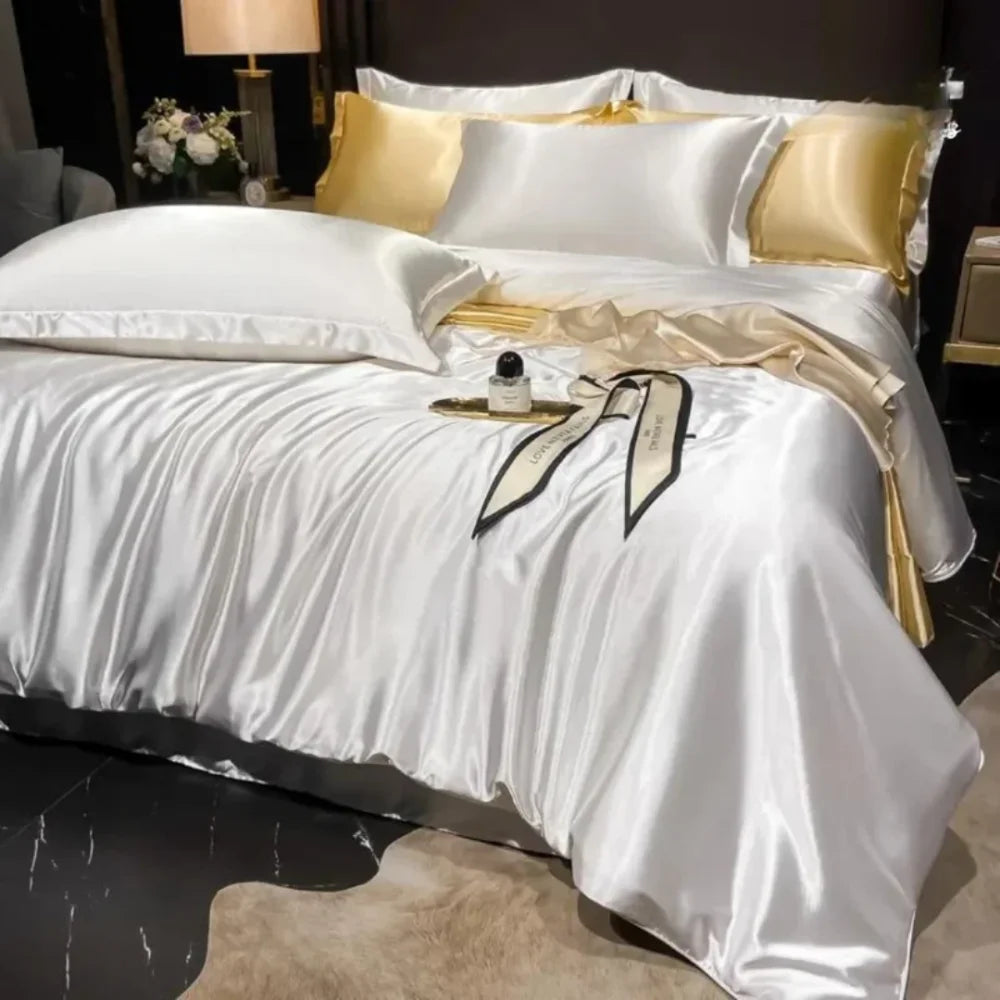 Paris Silk Bedding Set – 4 Pieces
