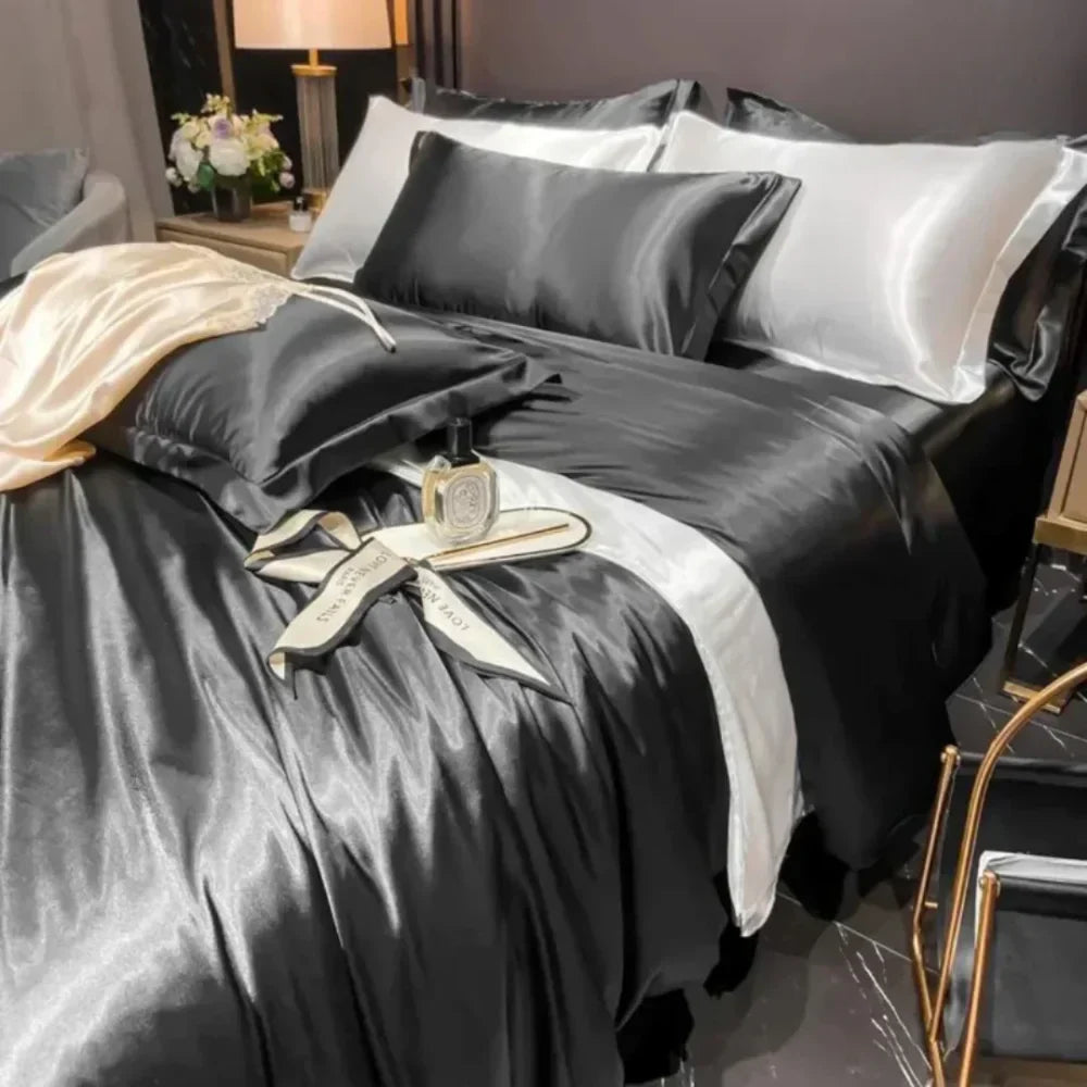 Paris Silk Bedding Set – 4 Pieces