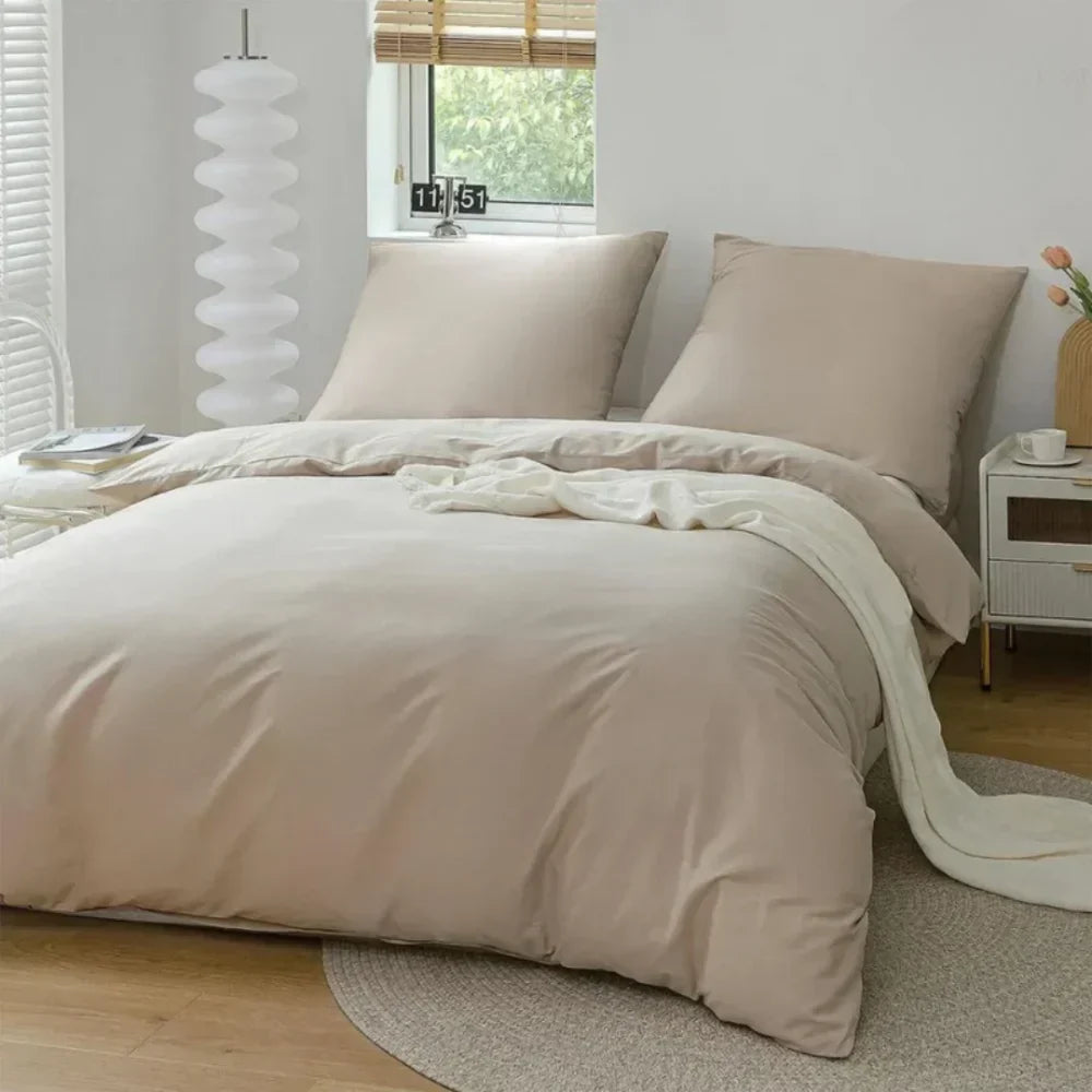 100% Cotton Duvet Cover Set – 3 Pieces