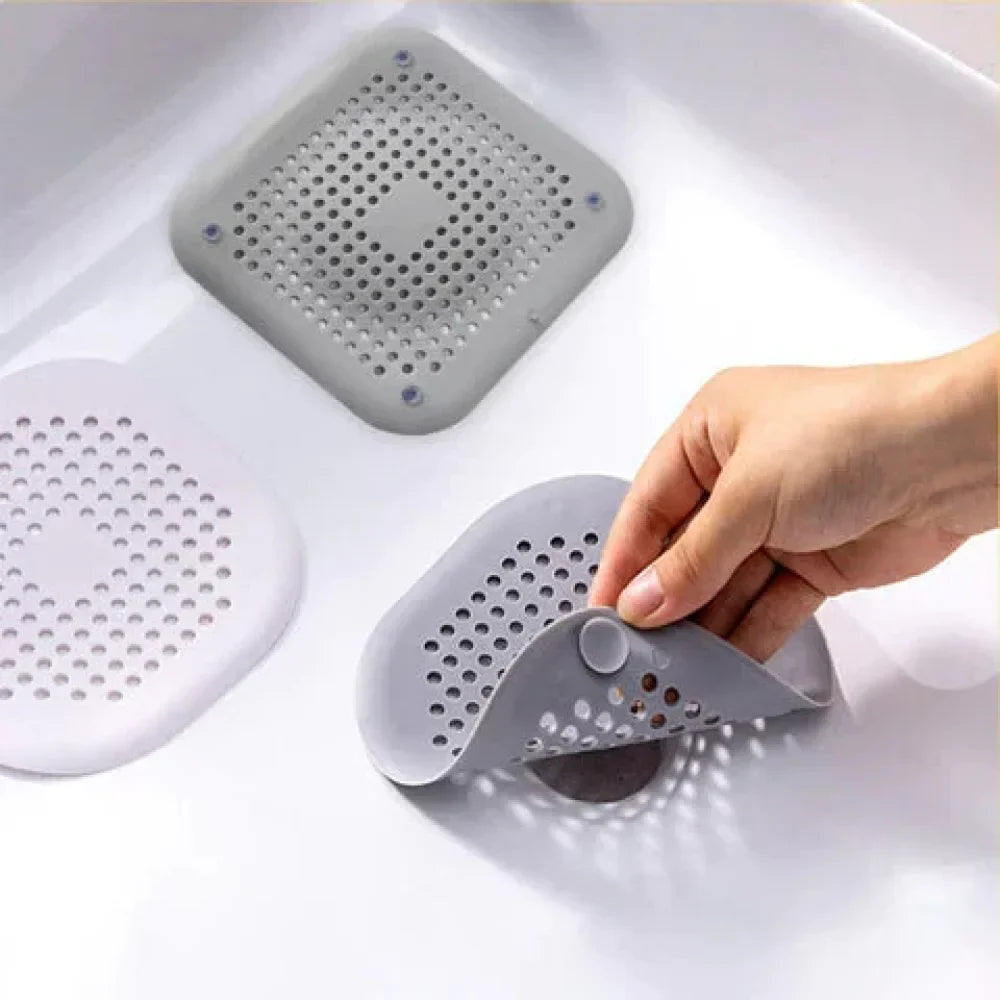 Silicone Drain Filter Kit with Suction Cups
