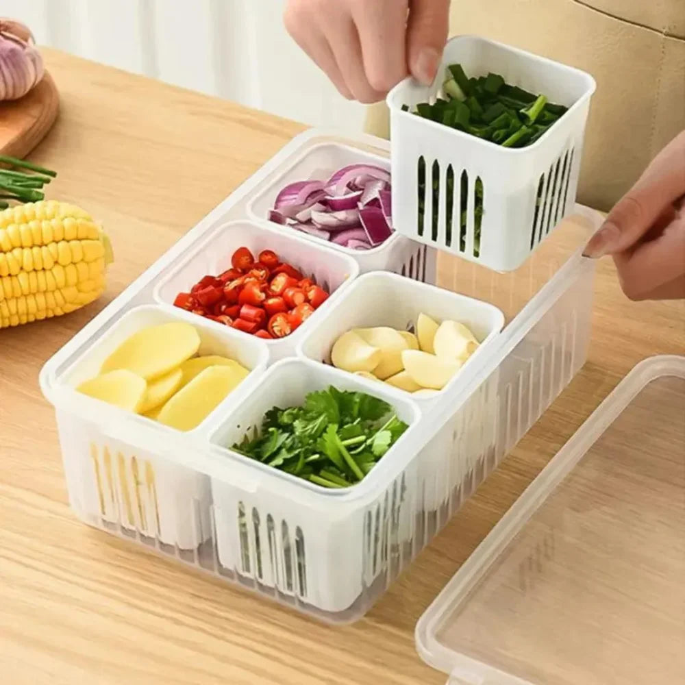 Refrigerator Organizer with Dividers