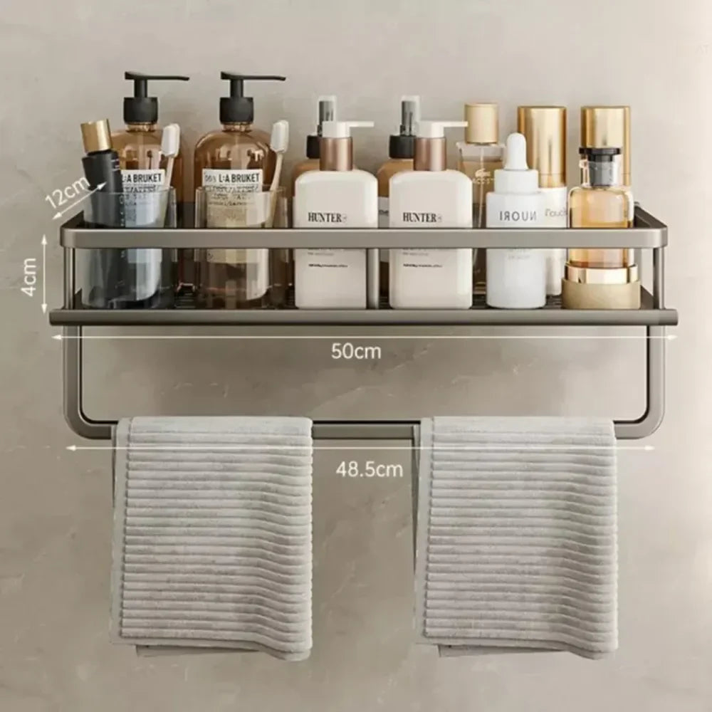 Aluminum Bathroom Shelf