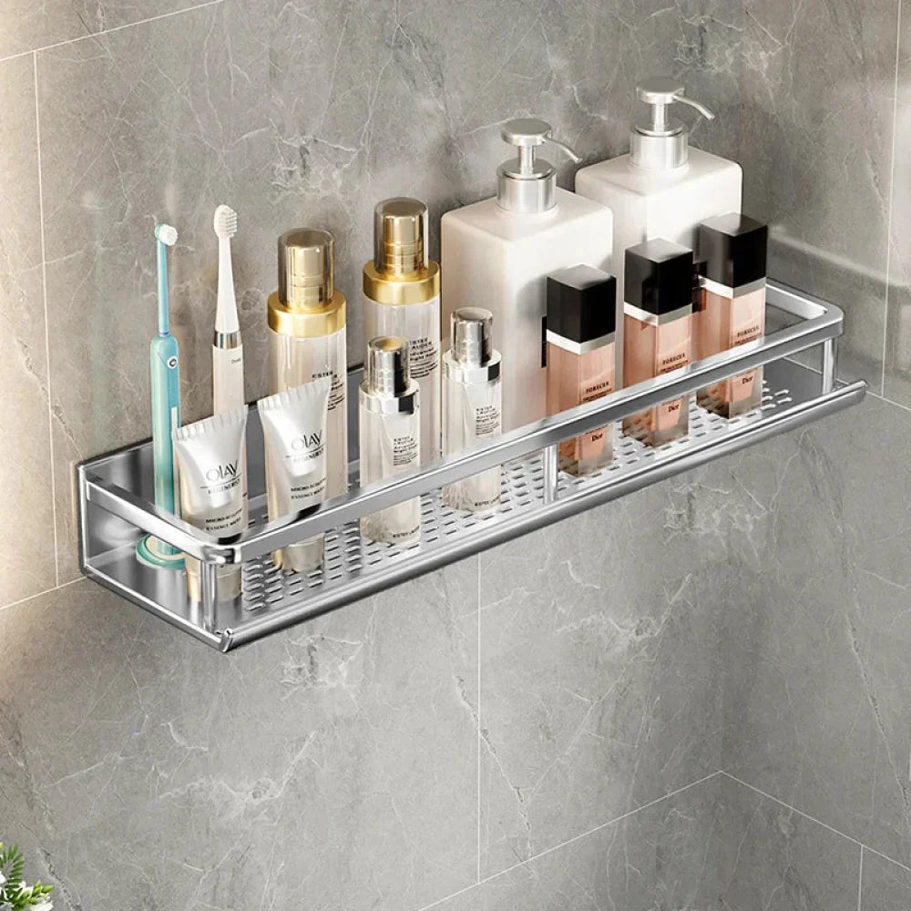 Fixed Aluminum Bathroom Shelf