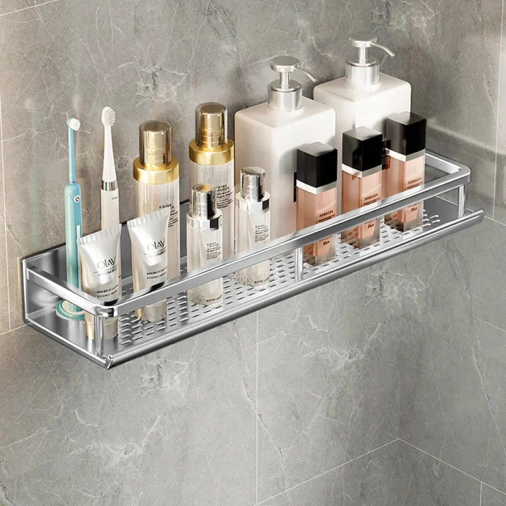 Fixed Aluminum Bathroom Shelf