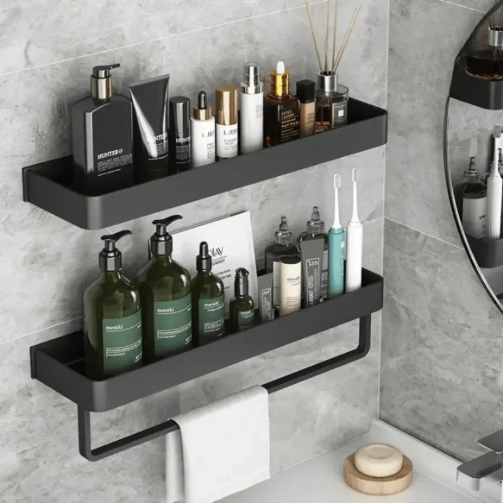 Luxury Glass Bathroom Organizer