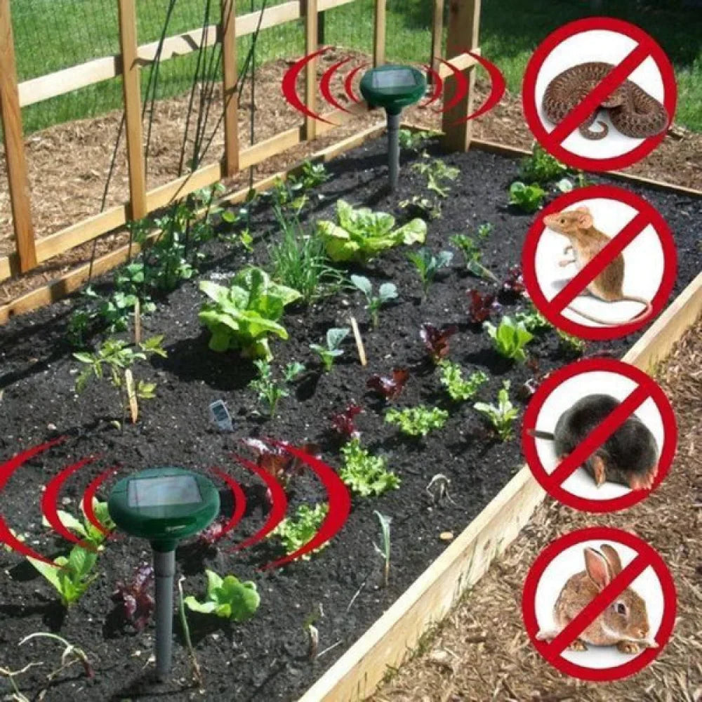 Solar Ultrasonic Pest Repellent 24h