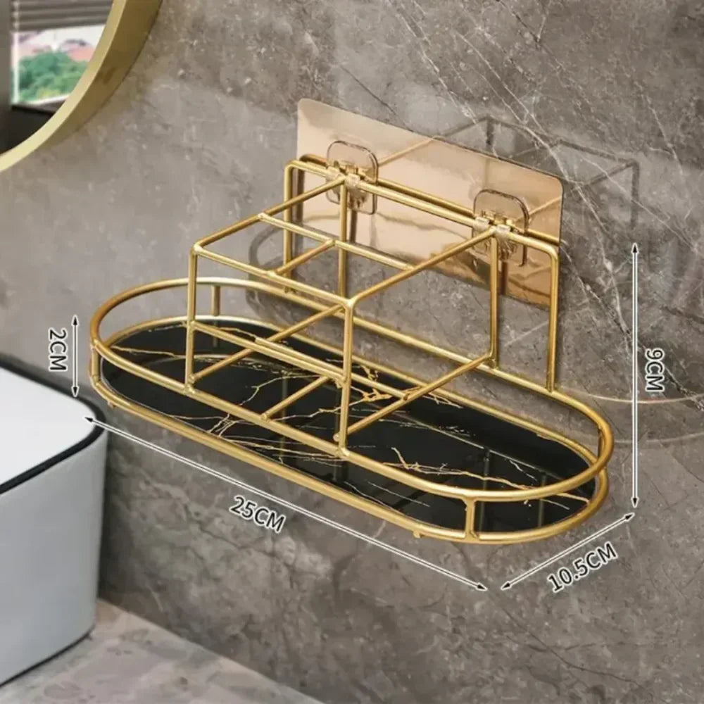 No-Drill Bathroom Organizer Rack