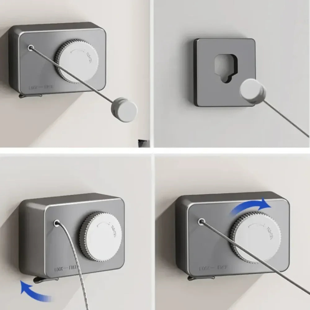 Retractable Invisible Steel Clothesline